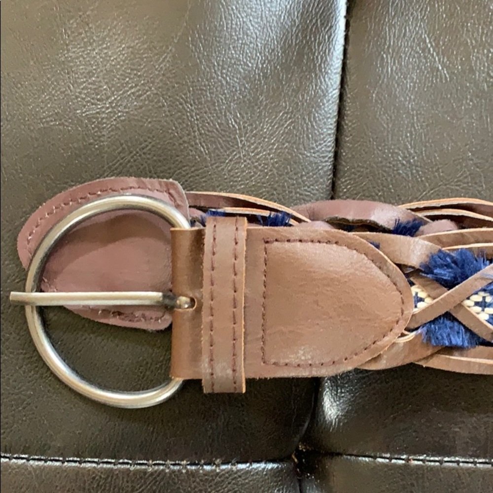 Brown Patterned Belt